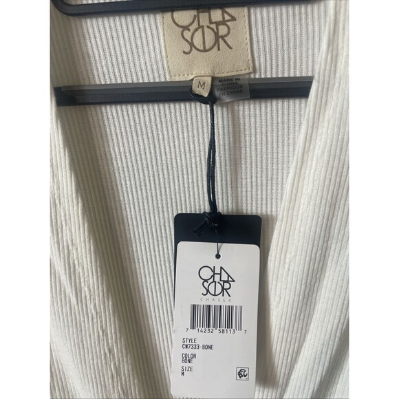 New Chaser Love Rib Cardigan Size Medium - Picture 3 of 4